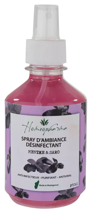 Spray Assainissant Menthe Mandravasatro 250ml - HOMEOPHARMA
