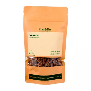 Herbe à chat saveur DINDE 100g - FRANKLIN