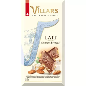 Tab Lait Amande Nougat 180g