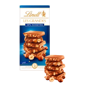 Les Grandes Leite Avelãs Tablet 150 G - LINDT