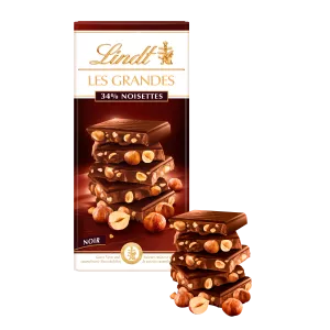 Les Grandes Noir Hazelnoten Tablet 150 G - LINDT