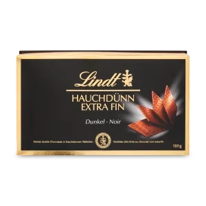علبة سوداء رفيعة للغاية 180 جرام - LINDT