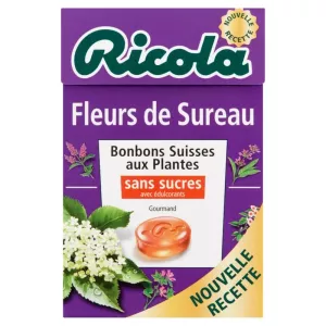 Caramelle vegetali svizzere Fiori di sambuco 50g - Ricola