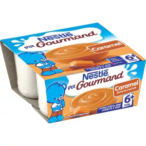 Dessert bébé caramel 6+ mois 4x100g - NESTLE