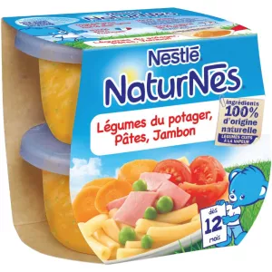 Töpfe mit Gemüse/Nudeln/Schinken ab 12 Monaten 2x200g - NESTLE