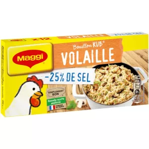 Kub Bouillon Voilaille 625% Sal, 120g - MAGGI