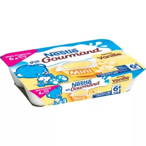 P'tit gourmand vanille 6+ mois 6x60g - NESTLE