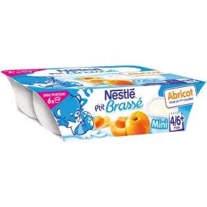 Babydessert abrikozen vanaf 4/6 maanden 6x60g - NESTLÉ
