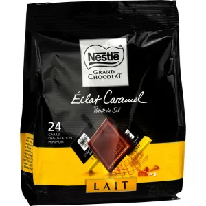 Carré chocolat au lait éclat caramel Salé 200g - NESTLE