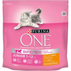 Pienso seco para gatos Junior pollo 1,5 kg - PURINA ONE