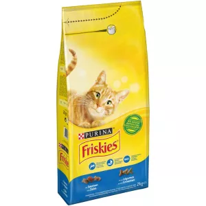 Comida para gatos Friskies salmão 2kg - PURINA