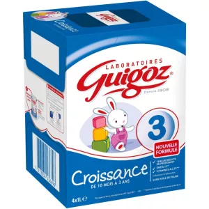 Lait liquide croissance 4x1L - GUIGOZ