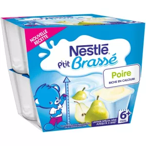 Dessert bébé poire 6+ mois 8x100g - NESTLE