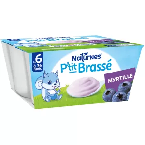 P'tit brewé mirtillo da 6 mesi 4x100 g - NESTLE