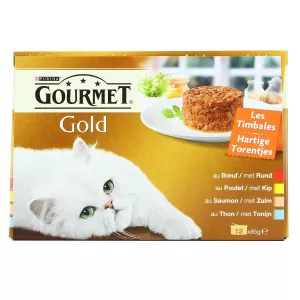 Comida para gatos Les timbales GOURMET 12x85g - PURINA