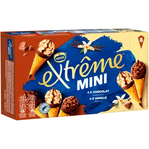 Mini Choco Vanilla Ice Cream x8 313g - Nestle