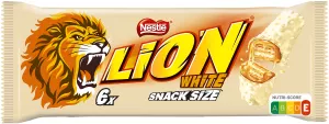 Barres De Chocolat Avec Enrobage Blanc 6x42g - LION