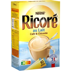 Kaffee und Chicorée mit Ricoré-Milch; 10 Stöcke; 140g - NESTLE