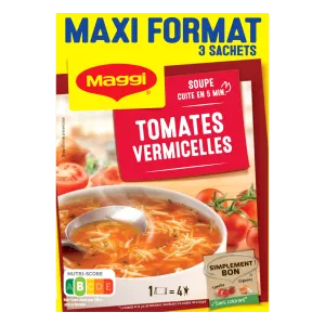 Soupe de tomate aux vermicelles 3 sachets de 70g - MAGGI