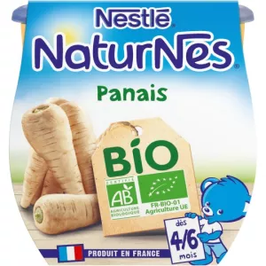 Petits pots BIO panais dès 4/6 mois 2x130g - NESTLE