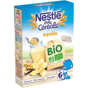 P'tite céréale bébé vanille BIO dès 6 mois 240g - NESTLE