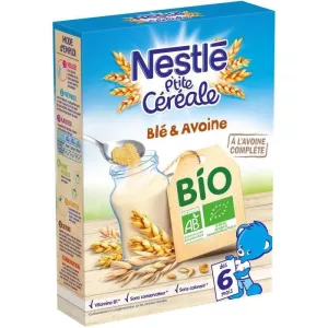 P'tite céréale bébé blé & avoine BIO dès 6 mois 240g - NESTLE