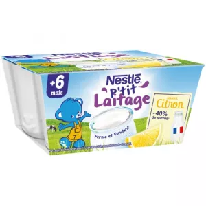 Dessert bébé citron dès 6 mois 4x100g - NESTLE