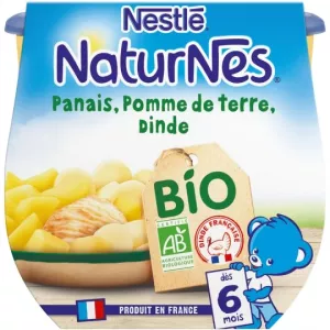 Plat bébé BIO panais/ pomme de terre/ dinde dès 6mois 2x190g - NESTLE
