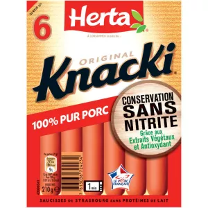 Knacki Ss Nitrite X6 210g