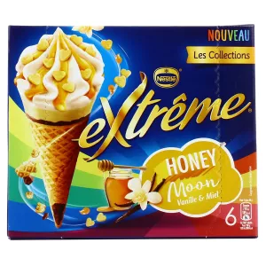 Glaces vanille & miel extrême x6 - NESTLE