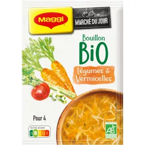 Органический бульон из овощей и вермишели, 60 г - MAGGI