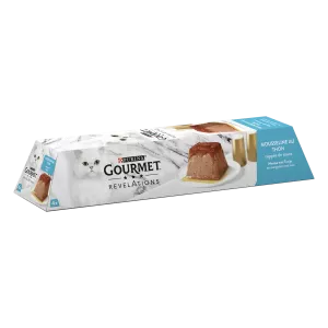 Pâté mèo trưởng thành sốt cá ngừ mousse 4x57g - Purina Gourmet Revelations