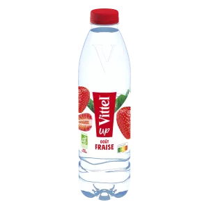Maji yenye ladha ya Strawberry 1L - VITTEL