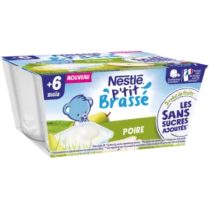 P'tit brewed pear from 6 months 4x90g - NESTLE