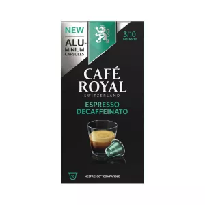 Café capsules Decaffeinato x10 50g - CAFE ROYAL