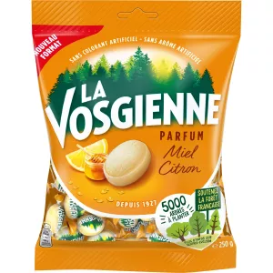 Bonbons au Miel et au Citron; Sachet 250g - LA VOSGIENNE