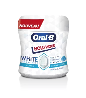 Dragées Oral B Parfum Menthe Fraîche; sans sucres; 76;5g - HOLLYWOOD
