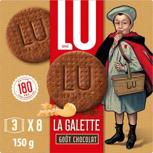 Biscuits La Galette Chocolat 150g - LU