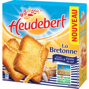Fette biscottate La Bretonne al gusto burro e sale 290g - HEUDEBERT