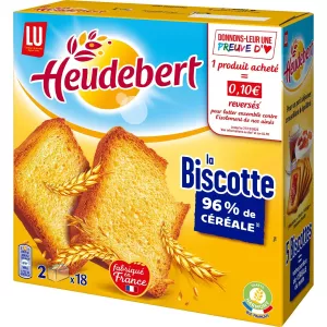 ラスク シリアル96% ラ・ビスコット・ホイデベール 290g - Lu