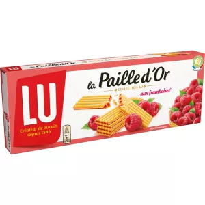 Bánh xốp mâm xôi La Paille D'or 170g - LU