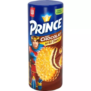 प्रिंस होल व्हीट चॉकलेट से भरे बिस्कुट 300 ग्राम - PRINCE