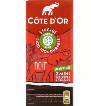 Tablette de chocolat noir 150g - CÔTE D'OR