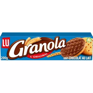 Granola Recette Originale sablés chocolat au lait x16 200g - LU