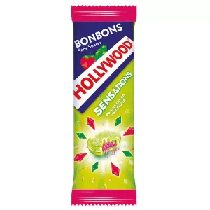 Bonbons sans sucre sensations citron vert fraise 26g - HOLLYWOOD