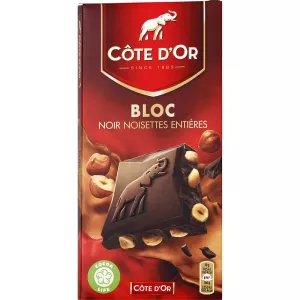 Tavoletta di Cioccolato Fondente con Nocciole Intere 180g - CÔTE D'OR