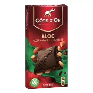 Kệ sô cô la đen toàn bộ hạnh nhân 180g - COTE D'OR