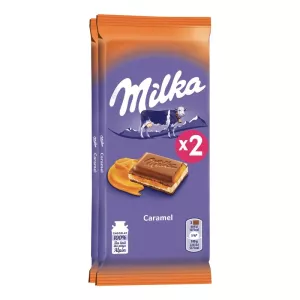 焦糖巧克力棒 2x100g - MILKA