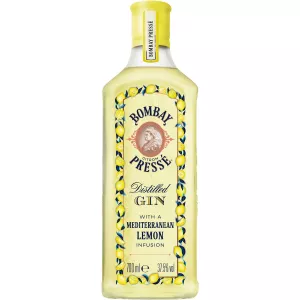 Squeezed lemon gin, 37.5°, 70cl bottle, BOMBAY