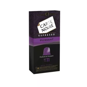 Café espresso puissant n°11 x10 caps 53g - CARTE NOIRE